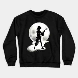 shamisen fullmoon Crewneck Sweatshirt